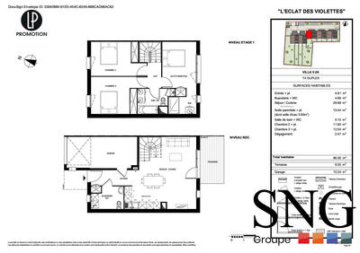 Villa - 86 m² - 4 pièces