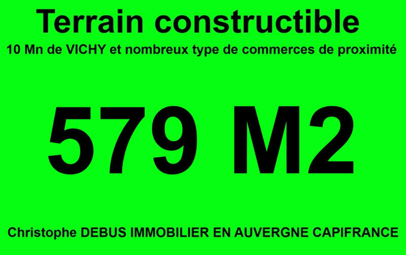 Terrain constructible - 579 m²