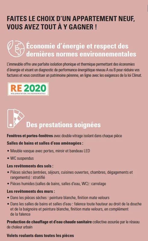 Appartement - 65 m² - 3 pièces