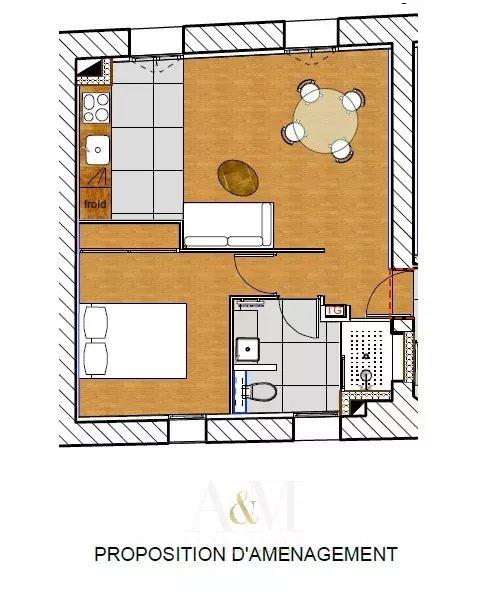 Appartement - 37 m² - 2 pièces