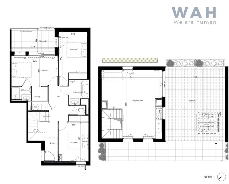 Appartement - 90 m² - 4 pièces