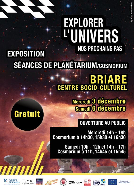 Explorer l’univers, entre exposition et séances de planétarium !