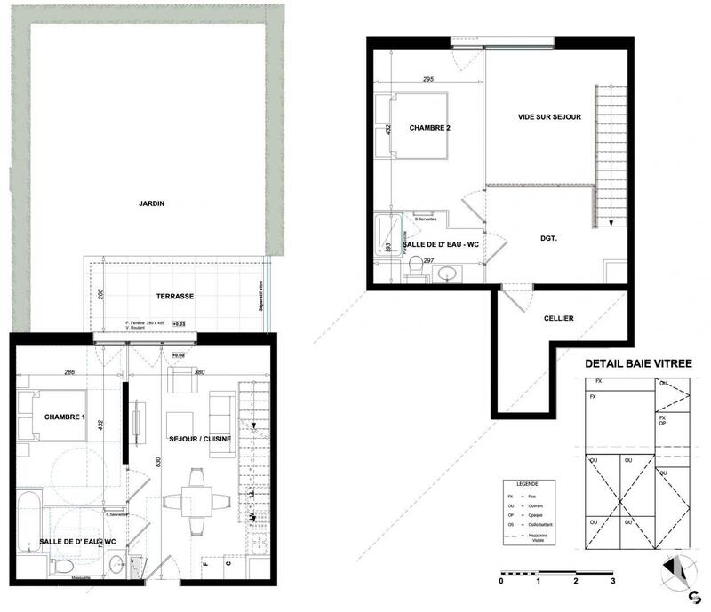 Appartement - 72 m² - 3 pièces