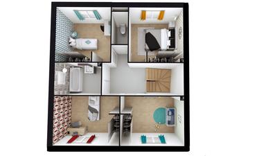 Maison - 85 m² - 5 pièces