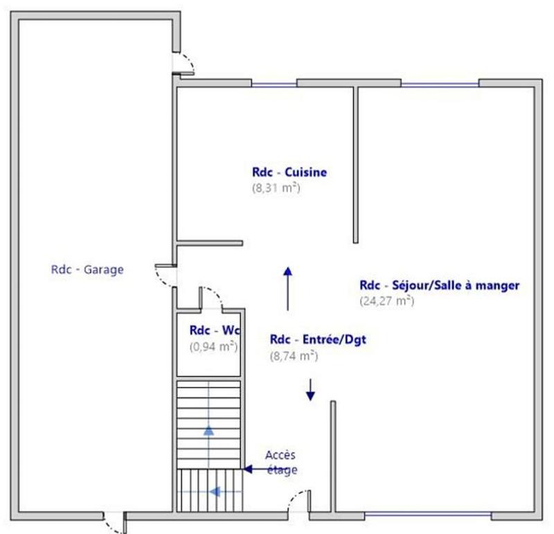 Maison d'architecte - 139 m² - 7 pièces