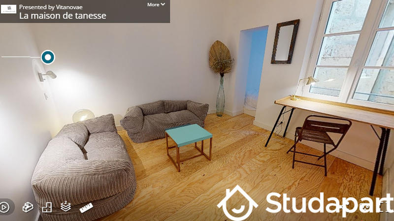 Chambre - 21 m² - 1 pièce