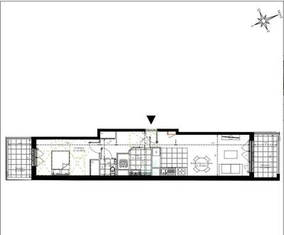 Appartement - 49 m² - 2 pièces