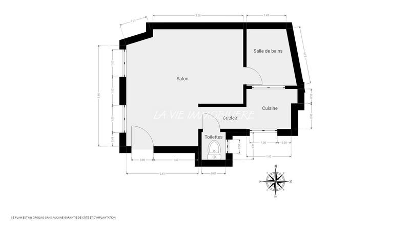 Appartement - 24 m² - 1 pièce