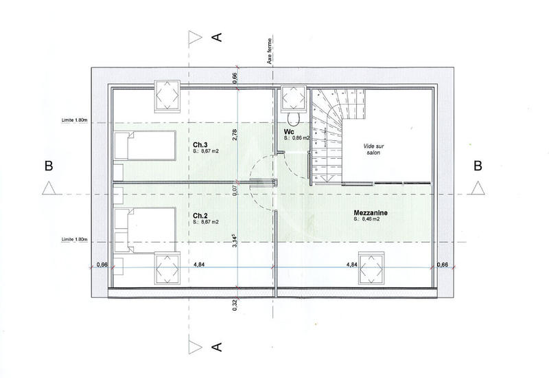 Maison - 80 m² - 4 pièces