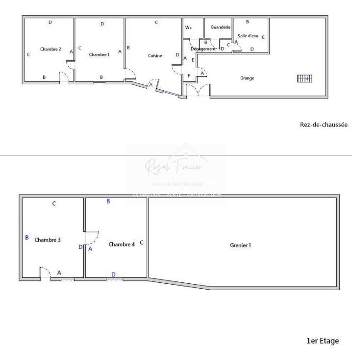 Maison ancienne - 84 m² - 5 pièces