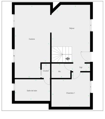 Maison - 96 m² - 5 pièces