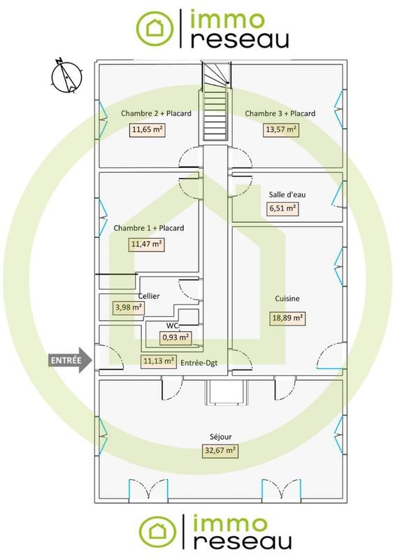 Maison - 111 m² - 4 pièces