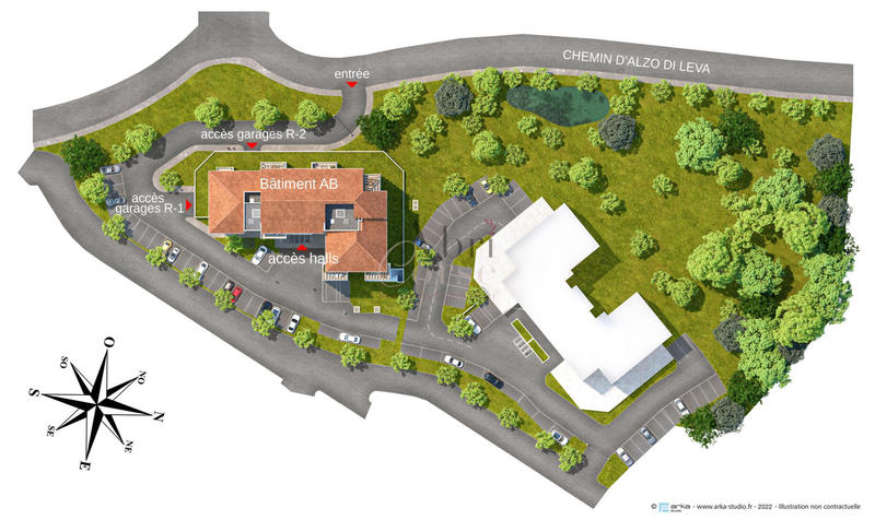 Appartement - 43 m² - 2 pièces