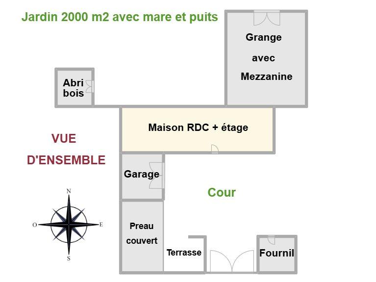 Maison ancienne - 154 m² - 5 pièces