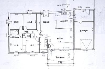 Maison - 115 m² - 5 pièces