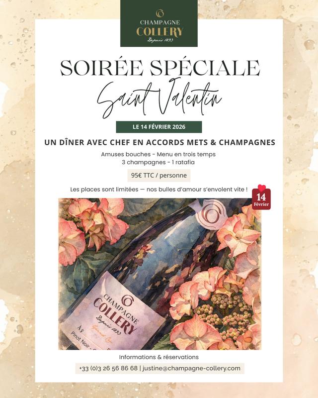 Saint-Valentin au Champagne Collery