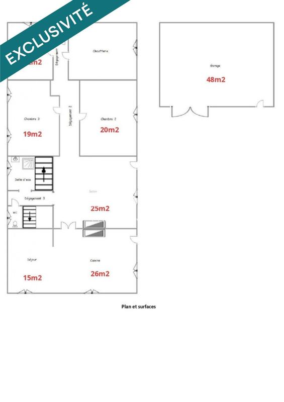 Maison - 129 m² - 5 pièces