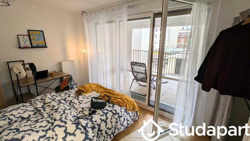 Chambre - 22 m² - 1 pièce