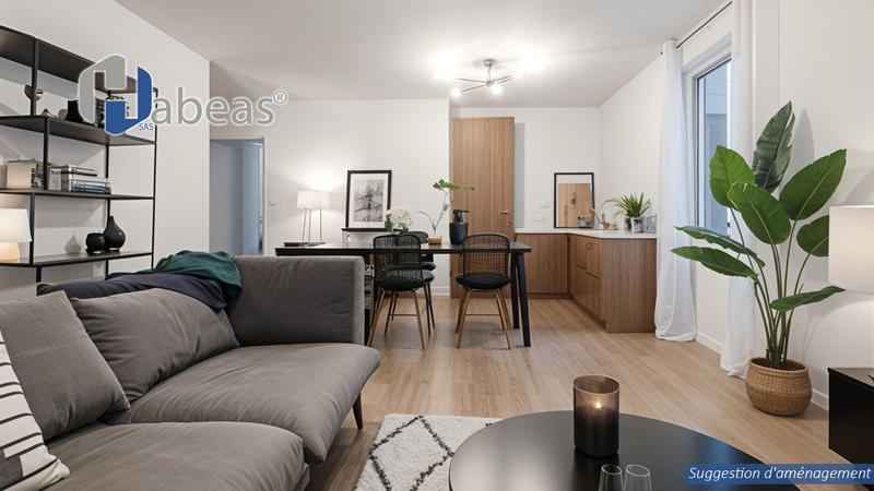 Appartement - 60 m² - 3 pièces