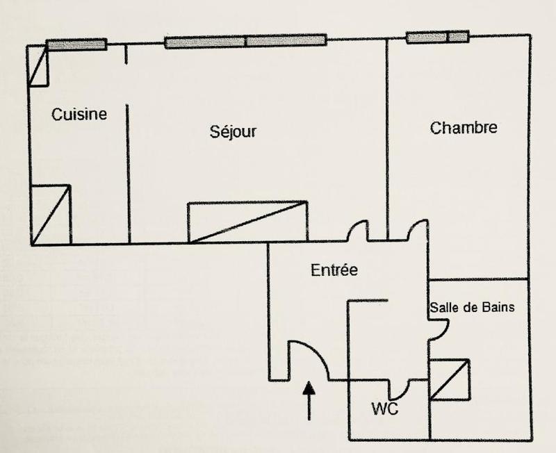 Appartement - 42 m² - 2 pièces