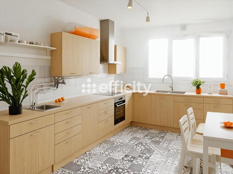 Appartement - 92 m² - 5 pièces