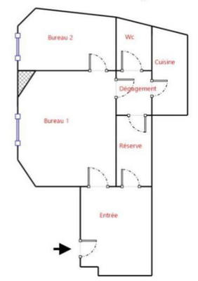 Appartement - 44 m² - 2 pièces