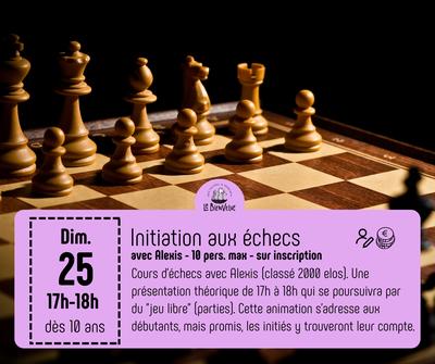 Initiation aux échecs
