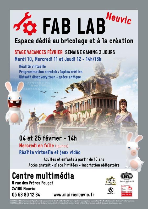 Stage Fab Lab : Visite virtuelle