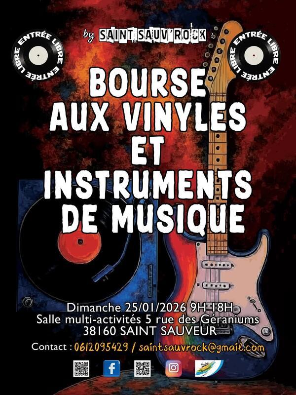 Bourse aux vinyles et instruments de musique