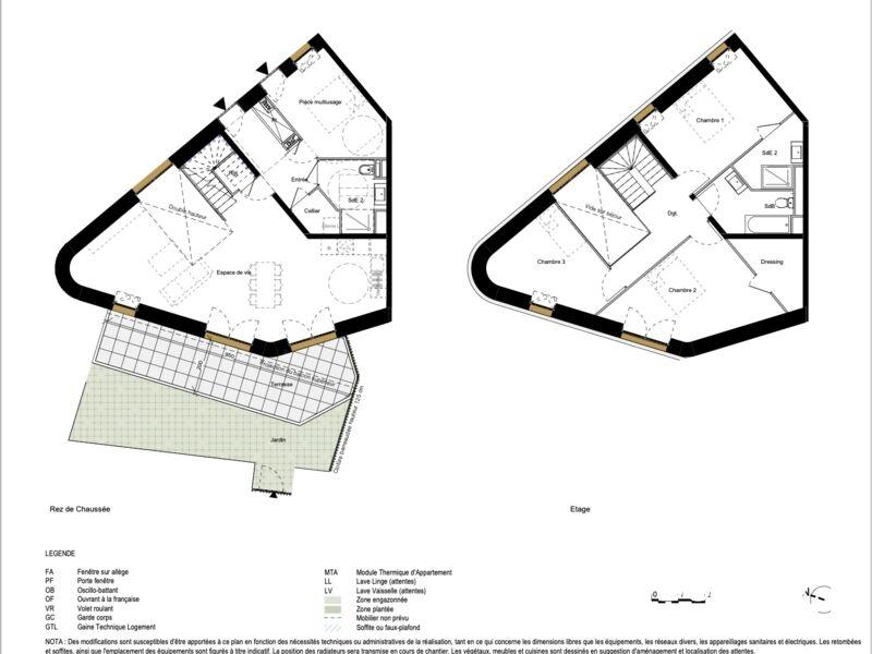 Appartement - 138 m² - 5 pièces
