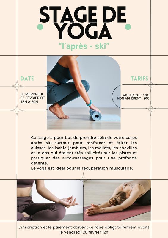 Stage de Yoga « Après-ski »