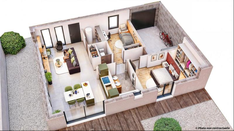 Maison - 73 m² - 4 pièces