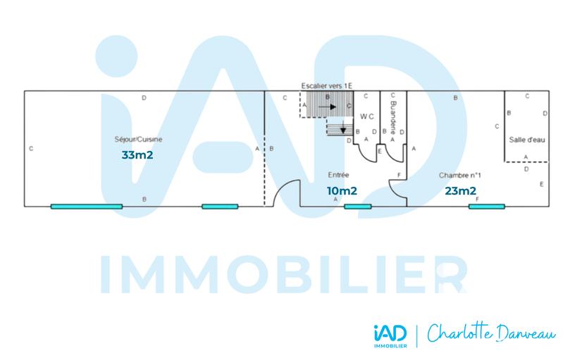 Maison - 99 m² - 4 pièces