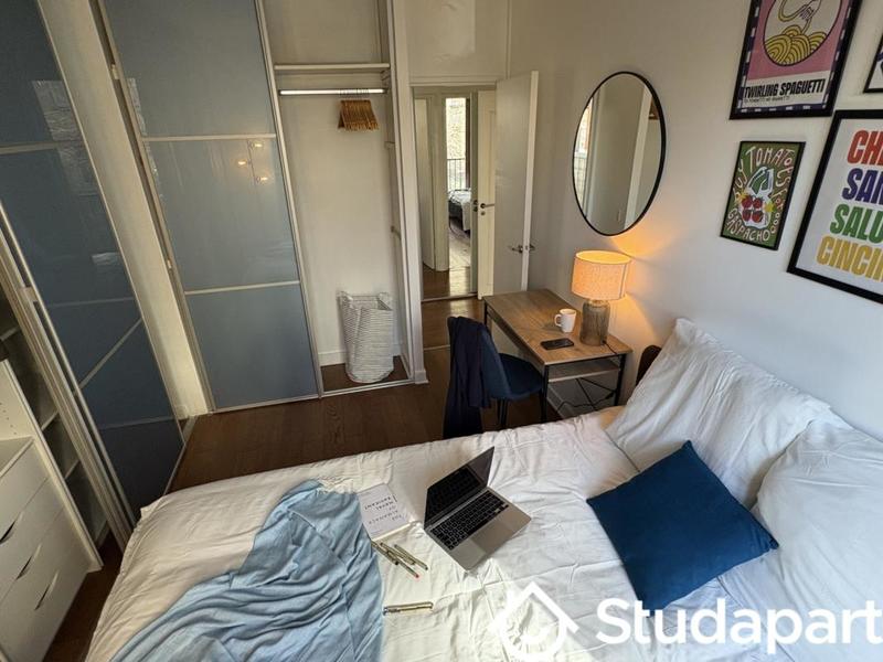 Chambre - 9 m² - 1 pièce