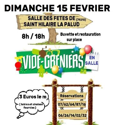 vide grenier en salle