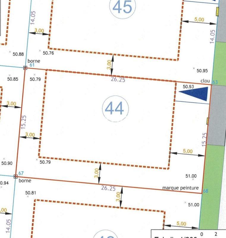 Terrain constructible - 400 m²