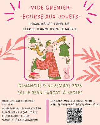 Vide grenier - bourse aux jouets