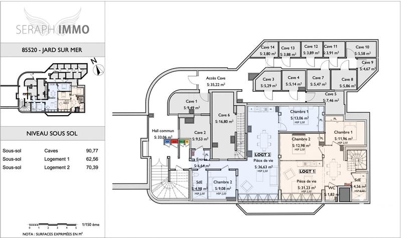Appartement - 37 m² - 2 pièces