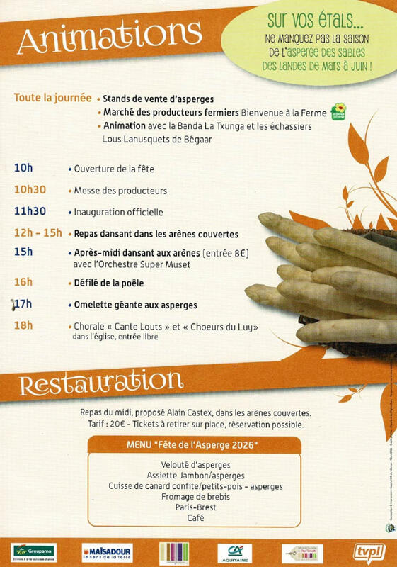Fêtes de l'Asperge