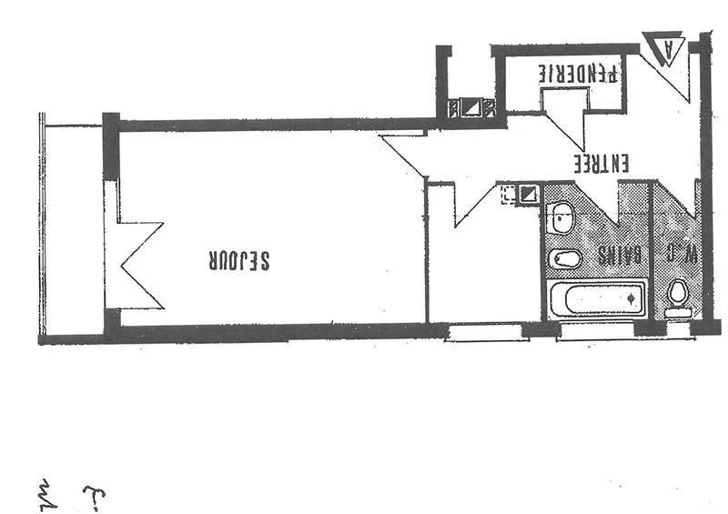 Appartement - 34 m² - 1 pièce