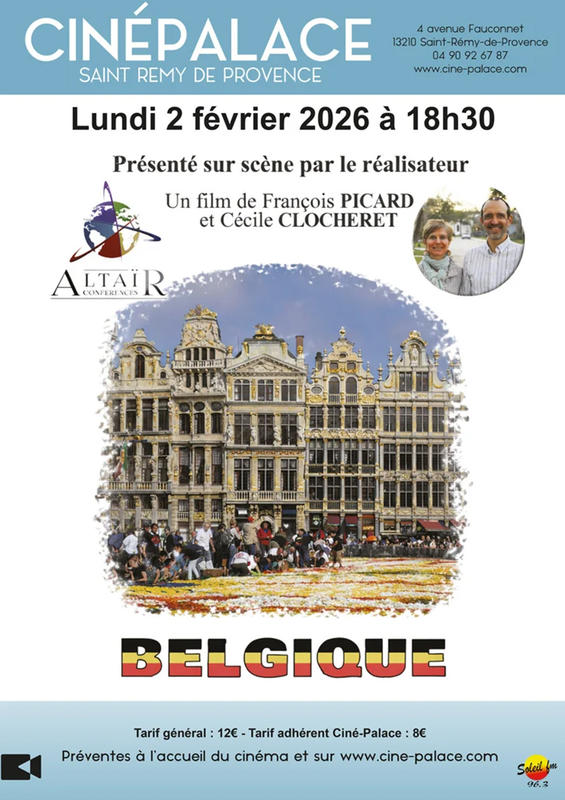 Altaïr Conférences : la Belgique au fil des beaux jours