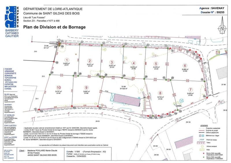 Terrain constructible - 744 m²