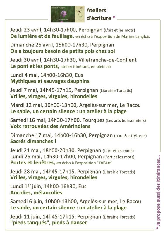 Vrilles, virages, virgules, hirondelles • Atelier d'écriture créative