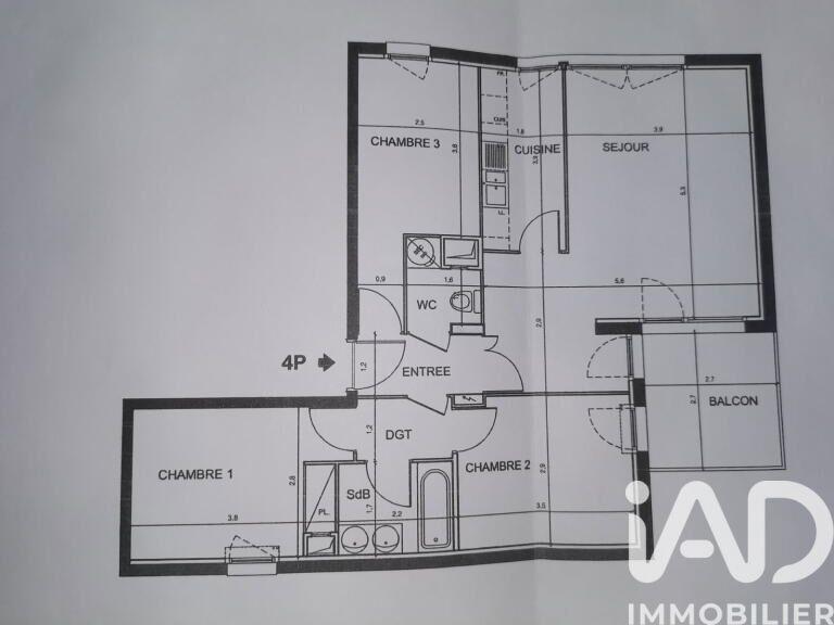 Appartement - 78 m² - 4 pièces