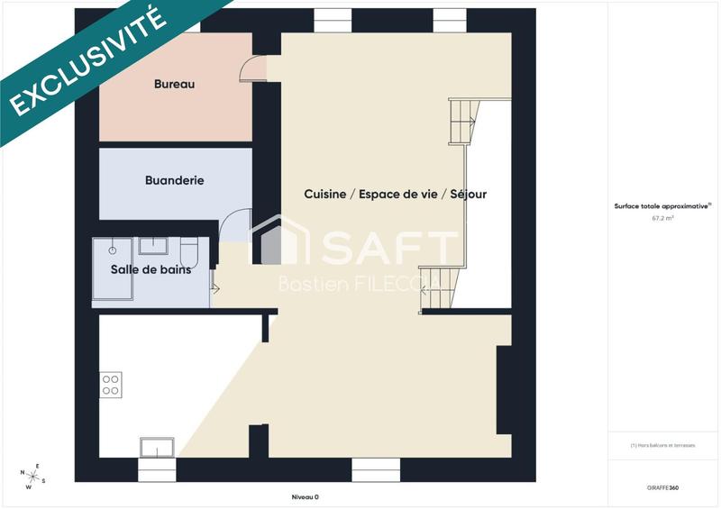 Maison - 107 m² - 4 pièces