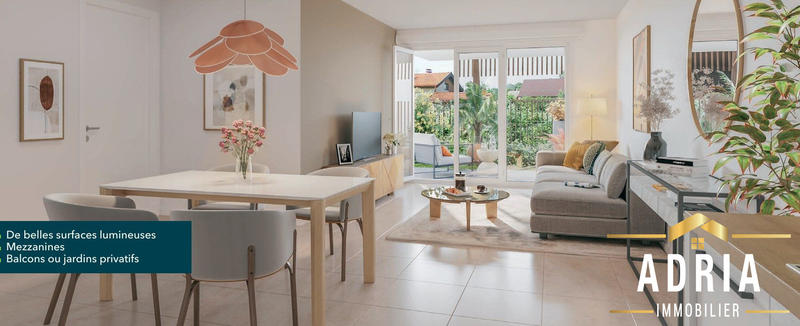 Appartement - 59 m² - 3 pièces