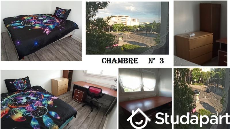 Chambre - 9 m² - 1 pièce