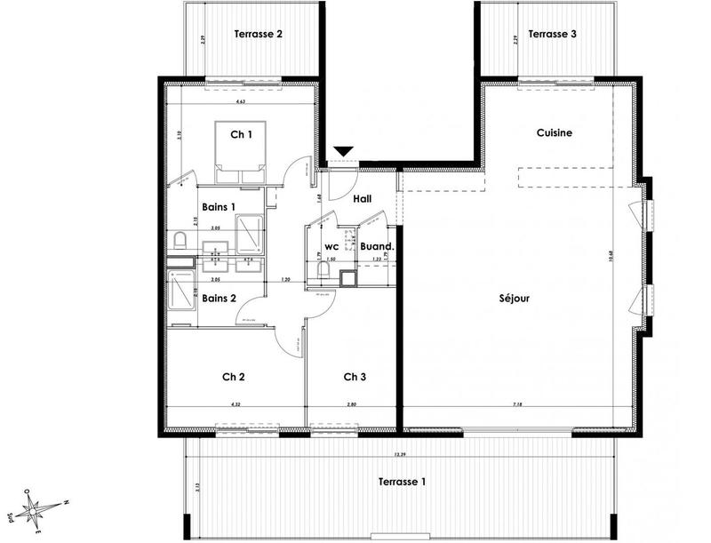 Appartement - 138 m² - 4 pièces