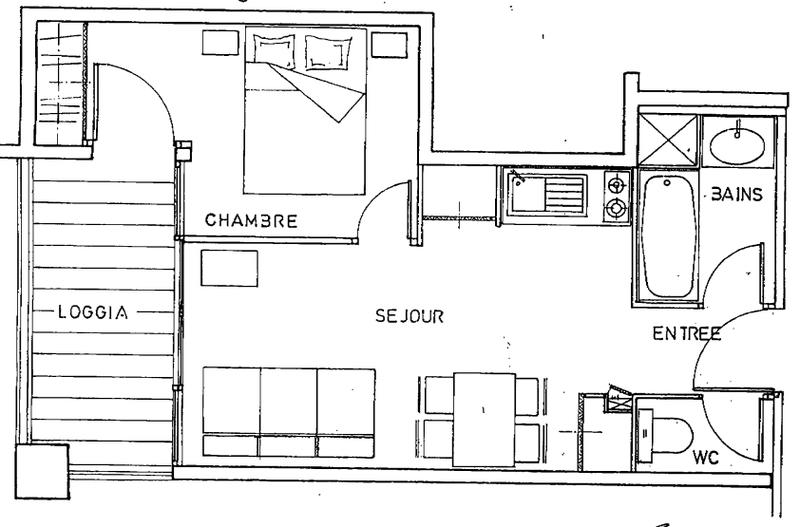 Appartement - 32 m² - 2 pièces