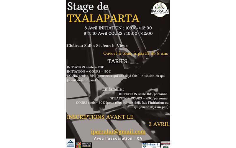 Stage de txalaparta : cours